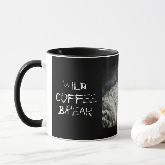 Wolf:Coffee Mug Tasse (Mit Donut)