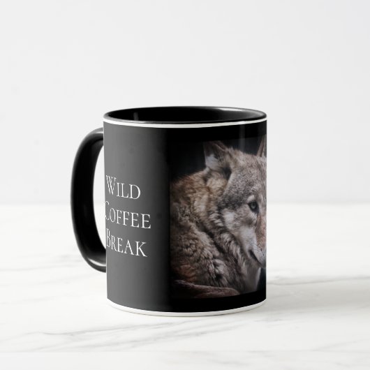 Wolf:Coffee Mug Tasse (Vorderseite Links)