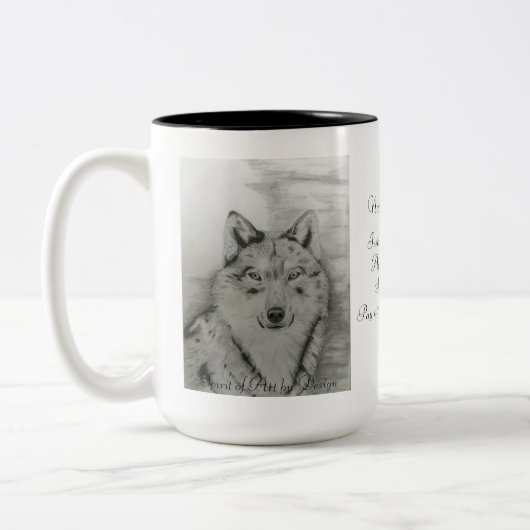 Wolf Coffee Tasse (Links)
