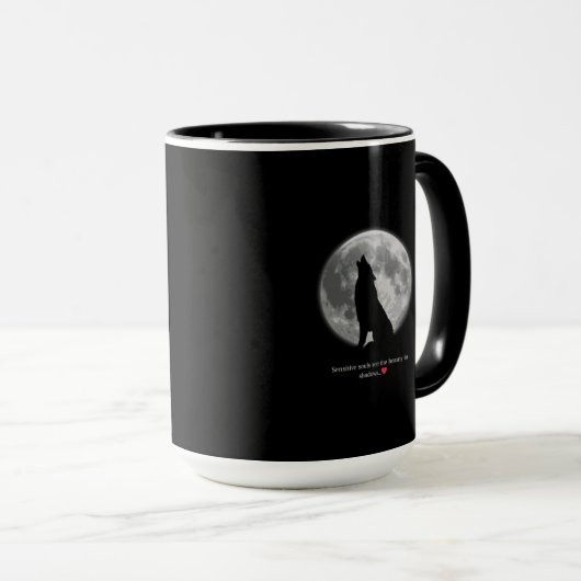 Wolf Coffee Tasse (VorderseiteRechts)