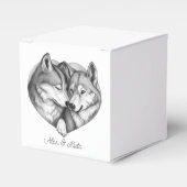 Wolf Couple Geschenkschachtel (Vorderseite)