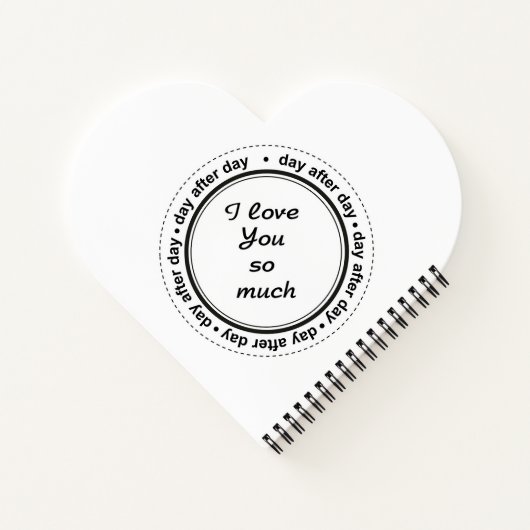 Wolf Couple Notizblock (Rückseite)