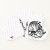 Wolf Couple Notizblock (Innenseite)