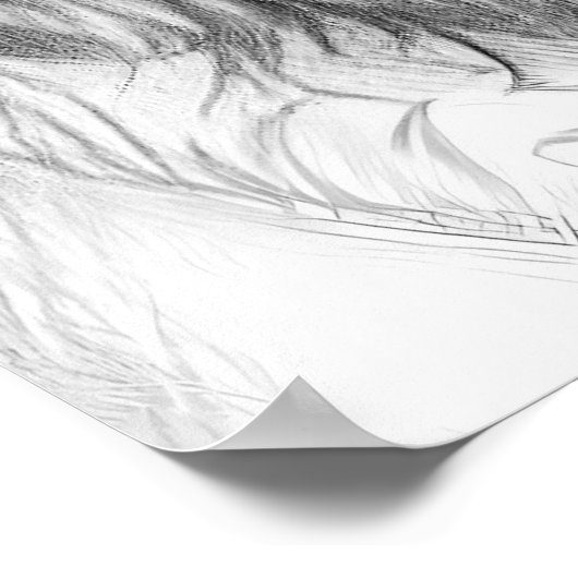 Wolf Couple Poster (Ecke)