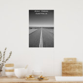 Wolf Creek Australia - Schwarz-Weiß - Poster (Küche)