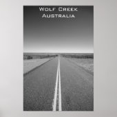 Wolf Creek Australia - Schwarz-Weiß - Poster (Vorne)