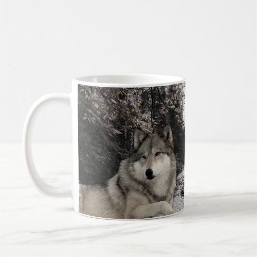 Wolf Creek Brook Forest Landschaft Kaffeetasse (Links)