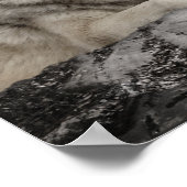Wolf Creek Brook Forest Landschaft Poster (Ecke)