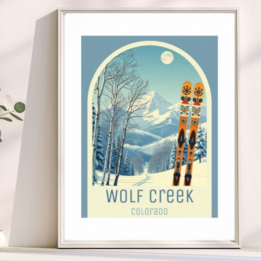 Wolf Creek Colorado Skigebiet Poster