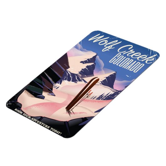 Wolf Creek Colorado Skiposter Magnet (Linke Seite)