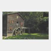 Wolf Creek Grist Mill Rechteckiger Aufkleber (Vorderseite)