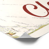 Wolf Creek Olympic National Park Travel Poster. Poster (Ecke)