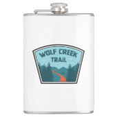 Wolf Creek Trail Dayton Ohio Flachmann (Vorderseite)