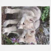 WOLF CUBS FLEECEDECKE (Vorderseite (Horizontal))