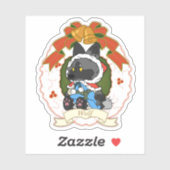 wolf Custom-Cut Vinyl Sticker (Blatt)