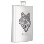 Wolf Custom Flask Flachmann (Rechts)