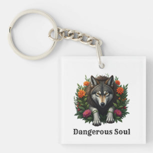 Wolf Dangerous Soul Schlüsselanhänger