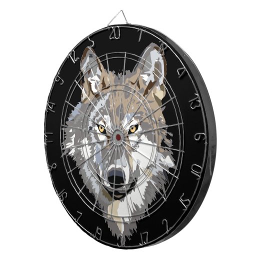Wolf Dartboard Dartscheibe (Vorderseite rechts)