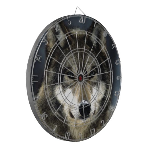 Wolf Dartscheibe (Vorderseite Links)
