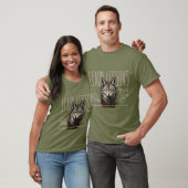 Wolf: Das Leben lehrt Lehren T-Shirt (Unisex)