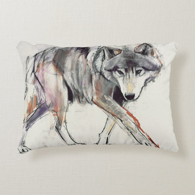 Wolf Dekokissen (Vorderseite)