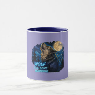 Wolf Der Alleinige Krieger Becher Tasse