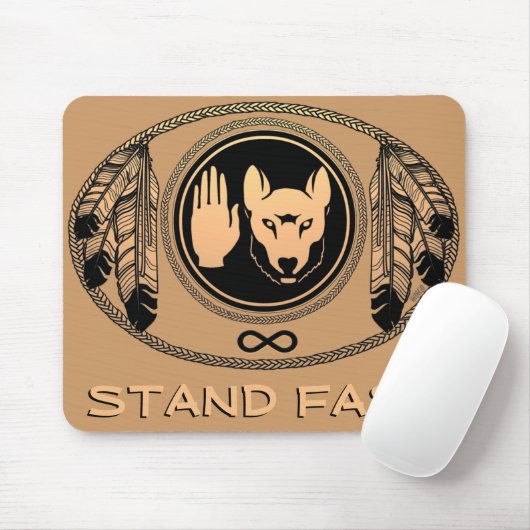Wolf der ersten Nationen gibt Native Art Mousepad (Mit Mouse)
