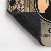 Wolf der ersten Nationen gibt Native Art Mousepad (Ecke)