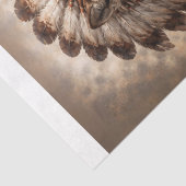Wolf der heiligen Federn Decoupage Seidenpapier (Detail)