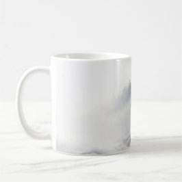 Wolf, der in der Schnee-Kaffeetasse heult Kaffeetasse