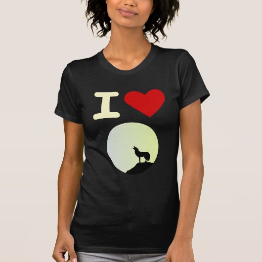 Wolf der Liebe I T-Shirt (Vorderseite)