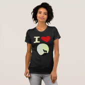 Wolf der Liebe I T-Shirt (Vorne ganz)
