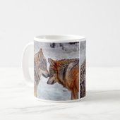 Wolf "der meine" Tasse ist (Vorderseite Links)