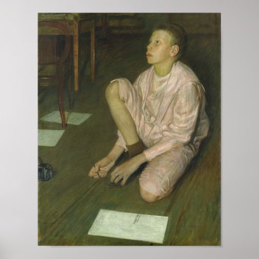 Wolf, der Sohn des Künstlers, 1900 Poster (Vorne)