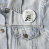 Wolf der Weisheit Button (Beispiel)