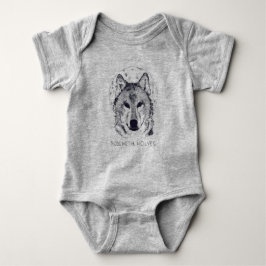 Wolf-Design Baby Strampler