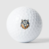 Wolf Design Golfball (Vorderseite)