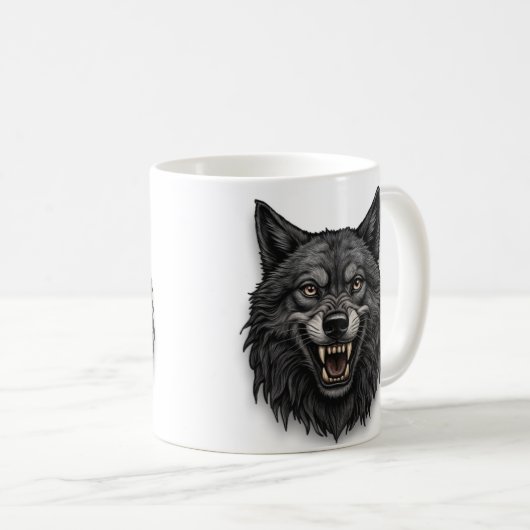 Wolf Design Kaffeetasse (VorderseiteRechts)