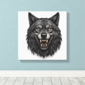 Wolf Design Leinwanddruck (Insitu (Holzboden))