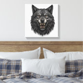 Wolf Design Leinwanddruck (Insitu (Schlafzimmer))