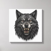 Wolf Design Leinwanddruck (Vorderseite)