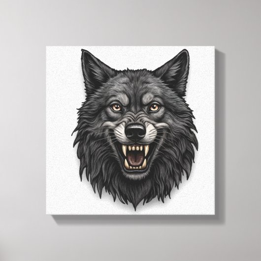 Wolf Design Leinwanddruck (Vorderseite)