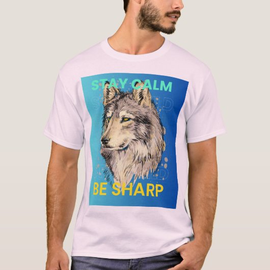 Wolf Design T - Shirt (Vorderseite)
