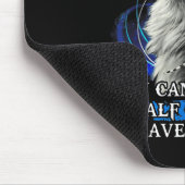 Wolf Don't Judge Me You Can't Handle Half Mousepad (Ecke)