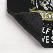 Wolf Dont Judge Me You Cant Handle Mousepad (Ecke)