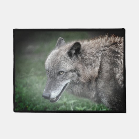 Wolf Door Mat Fußmatte (Vorderseite)