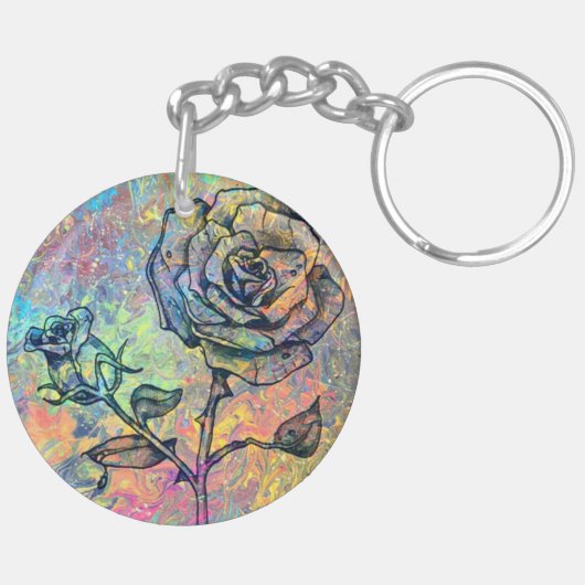 Wolf-Dorn Schlüsselanhänger (Rückseite rechts)