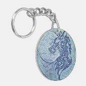 Wolf-Dorn Schlüsselanhänger (Vorderseite links)