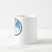 Wolf & Drachenblaue Tasse (Mittel)