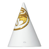 Wolf & Dragon Gold Party Hüte Partyhütchen (Rechts)